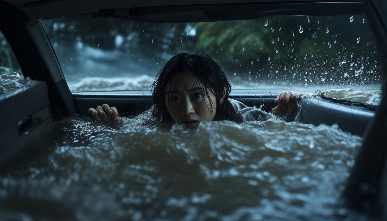 洪水救人视频_洪水现场救援视频_
