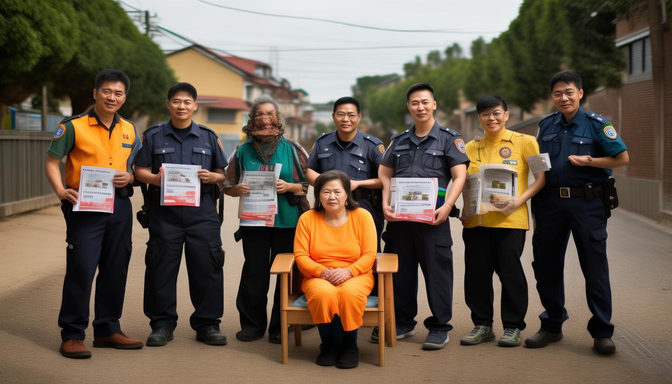 _上海反扒女民警_上海民警上门宣传
